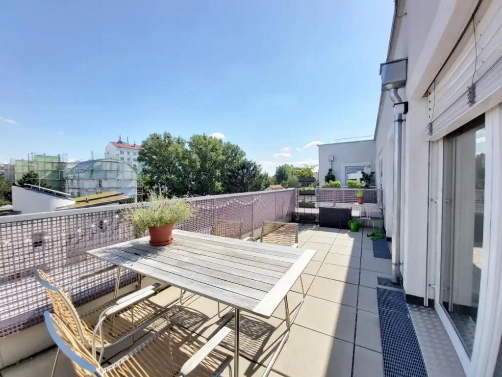 Q11 Leben in Simmering - 
Dachgeschoßwohnung mit 3 Zimmern und 2 Terrassen!