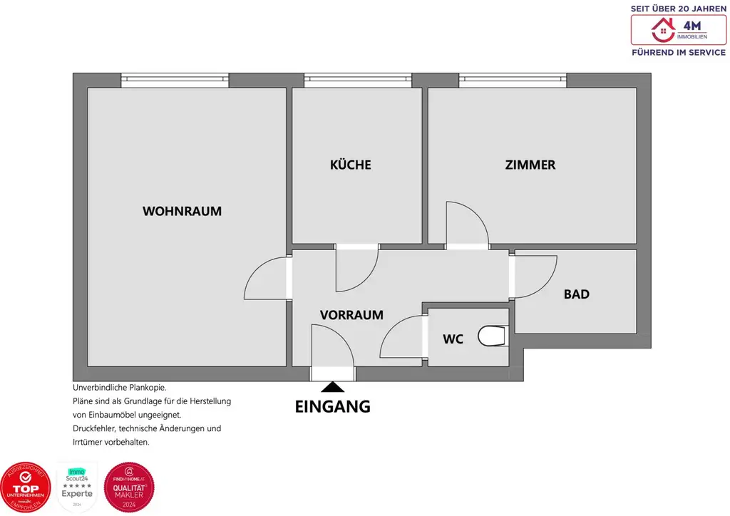 2 ZIMMER WOHNUNG / GARAGENBOX / 1210 Wien / ca. 58m2