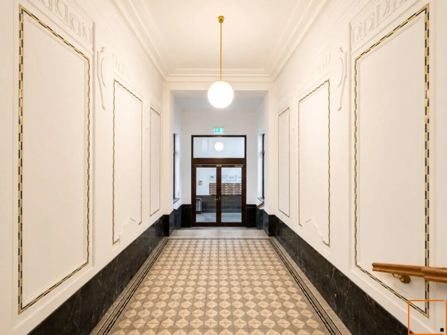 Das Stiegenhaus aus einer zweiten Perspektive