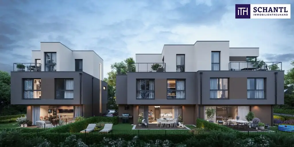 Ihr Rückzugsort in der Stadt: Exklusive Häuser mit moderner Ausstattung und Garten - EINFAMILIENHAUS oder DOPPELHAUSHÄLFTE - MIT KELLER