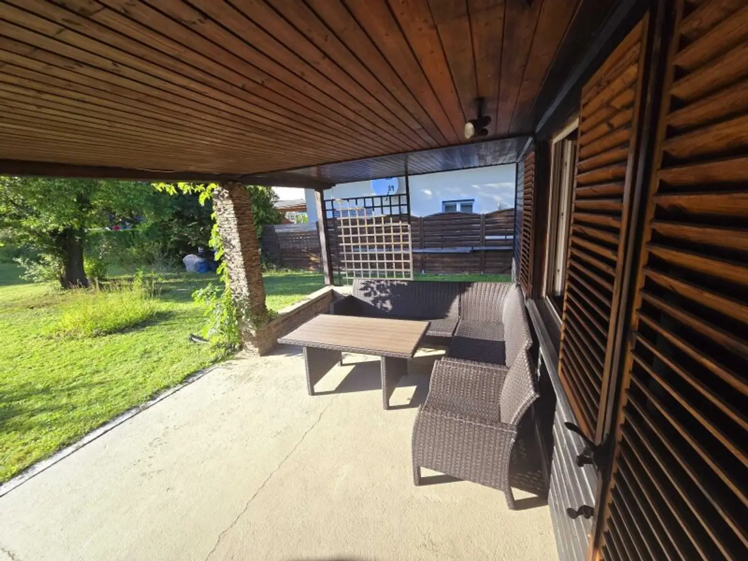 + SOMMERAKTION - EINMALIGE CHANCE + Ferienhaus am Neufelder See - Möglich auch als Zweitwohnsitz - paar Minuten vom Badesee entfernt - Privatstraße um nur € 44.900,-