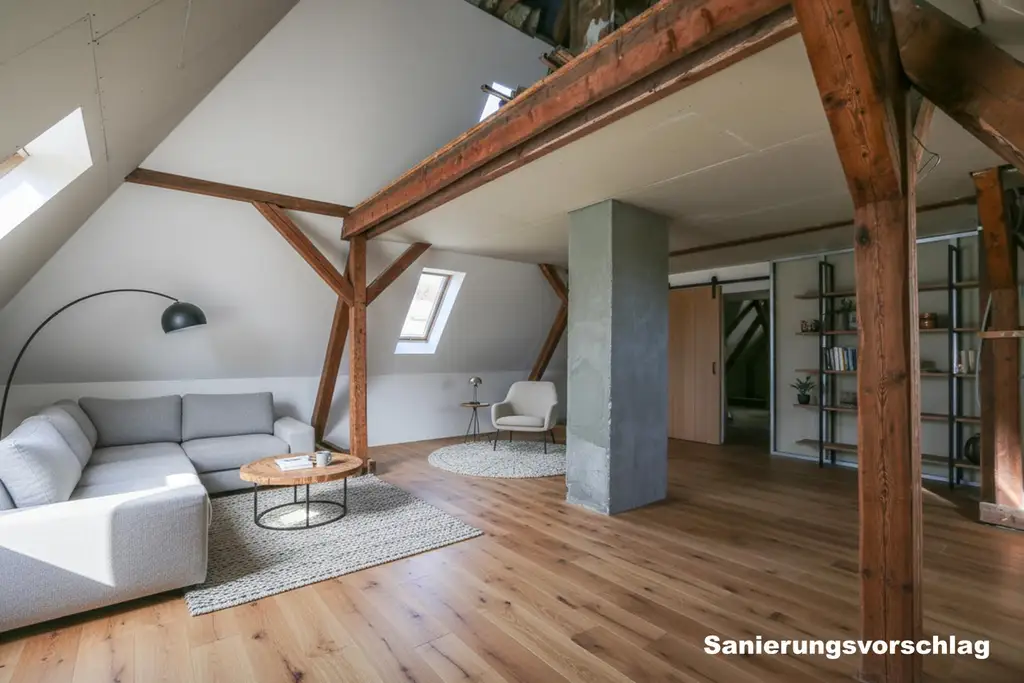 Genehmigtes Projekt für Ihr Traumzuhause – Rohbauwohnung im Dachgeschoss in Bleiberg-Nötsch