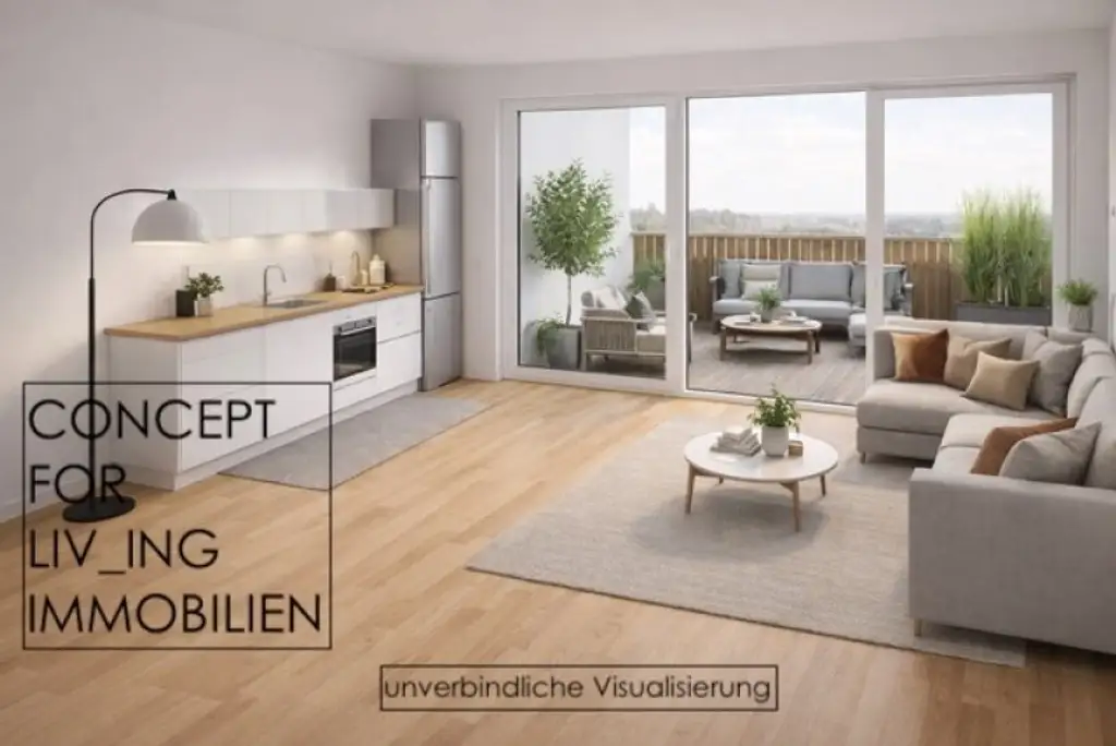 Exklusiv. Trendy. Coole Architektur. 63m2 Dach-Terrassen-Maisonette. Garage. Beziehbar: ab FJ/SO 2026. Erstbezug. Ideale Anlegerwohnung