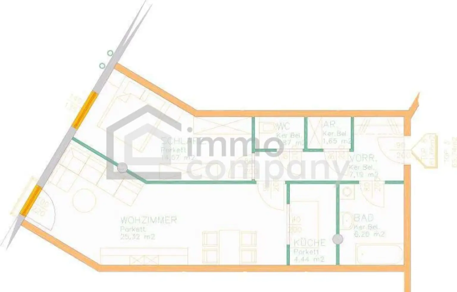 2-Zimmer-Wohnung in Vöcklabruck – Ihr neues Zuhause für 171.000 €!