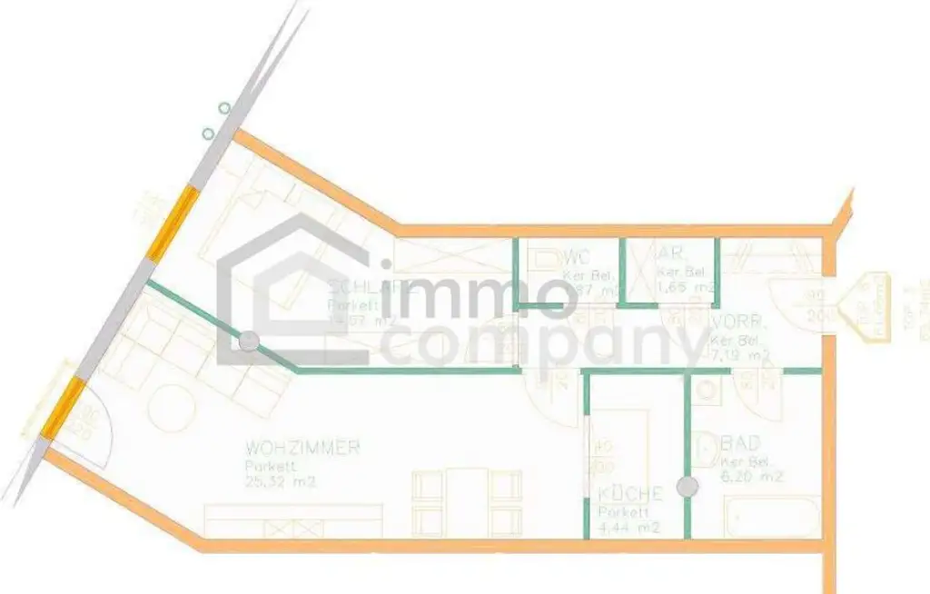 2-Zimmer-Wohnung in Vöcklabruck – Ihr neues Zuhause für 171.000 €!