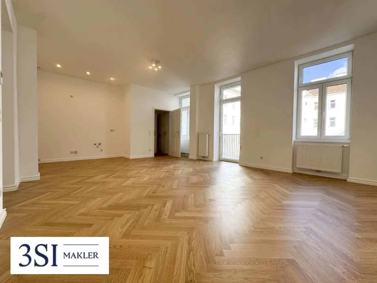 Altbau trifft Design – Traumhafte 3-Zimmer-Wohnung frisch saniert mit hofseitigem Balkon