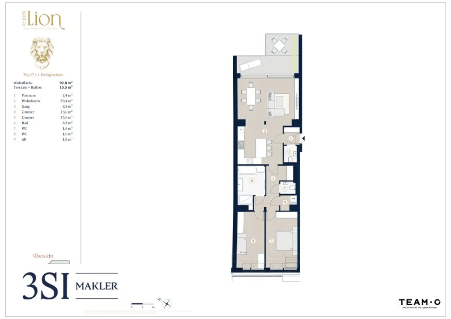 Historischer Charme, moderne Eleganz: Luxus Dachgeschosswohnung auf einer Ebene mit zusätzlicher Terrasse