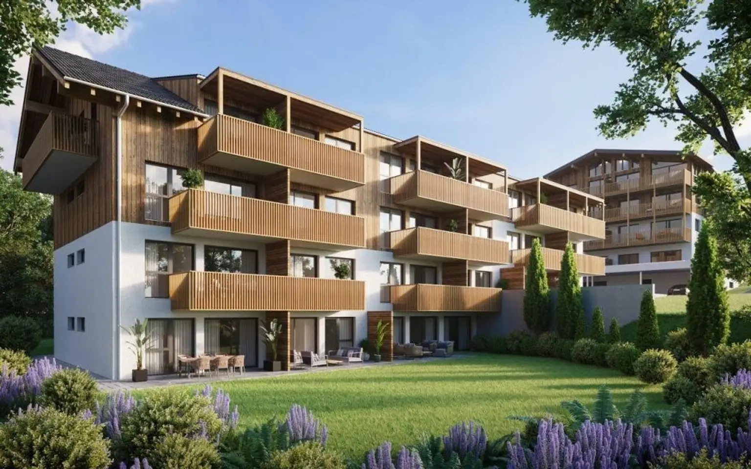 Perfekt aufgeteile kleine Penthouse Wohnung