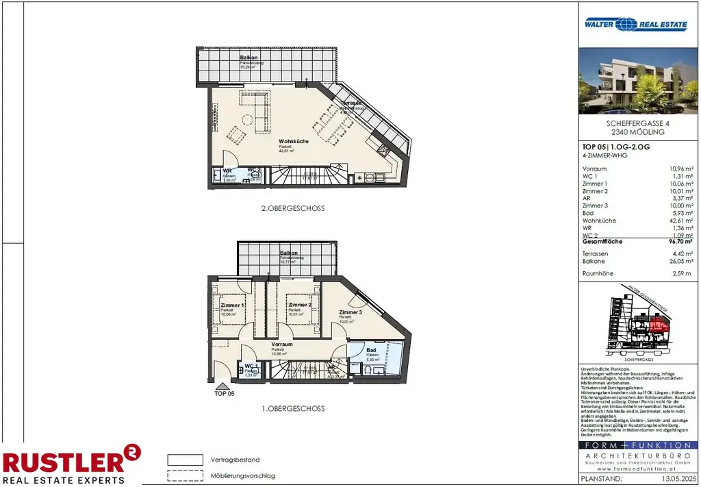 4 Zimmer-Maisonettewohnung mit hochwertiger Ausstattung