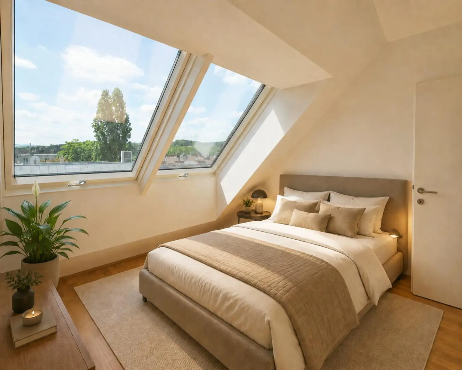Schlafzimmer (virtuell eingerichtet)