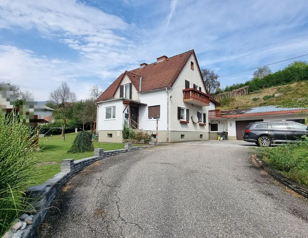 Kapfenberg Apfelmoar: Wohnhaus in Sackgasse mit großem Grund