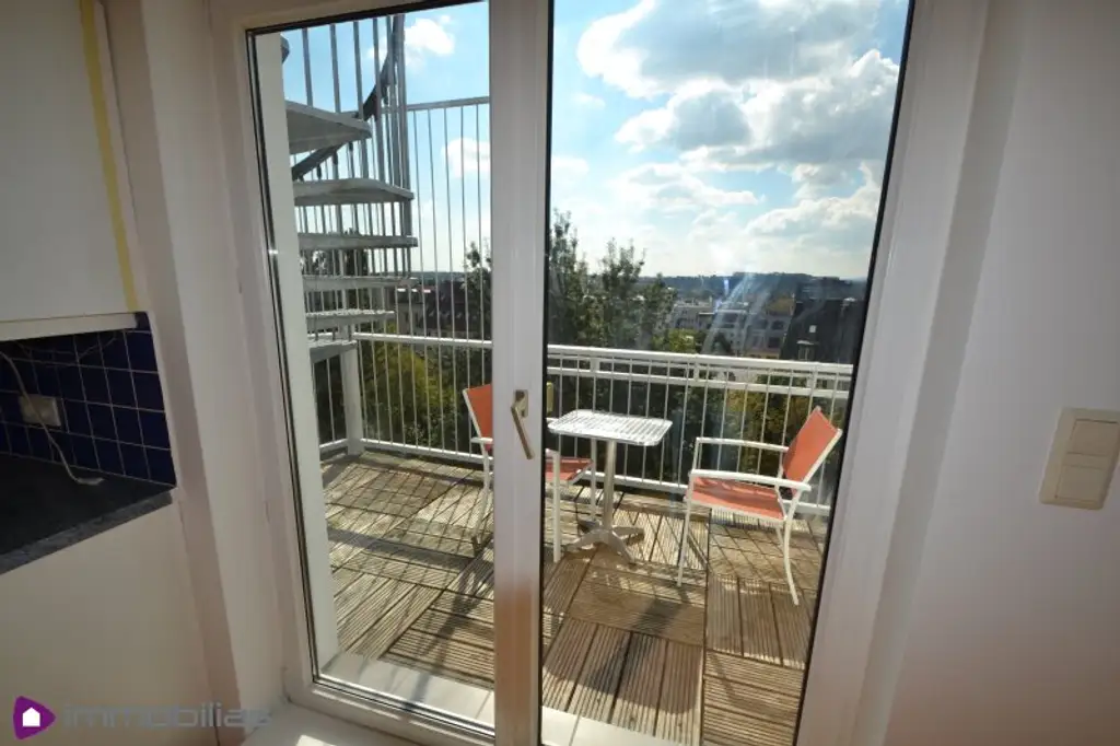 Blick von der Dachterrasse in die Ferne....