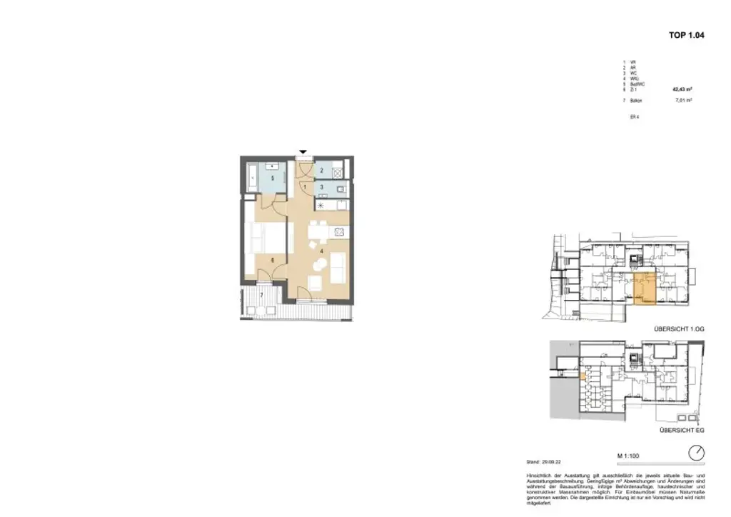 2-Zimmer Wohnung mit Balkon | Erstbezug in Klosterneuburg