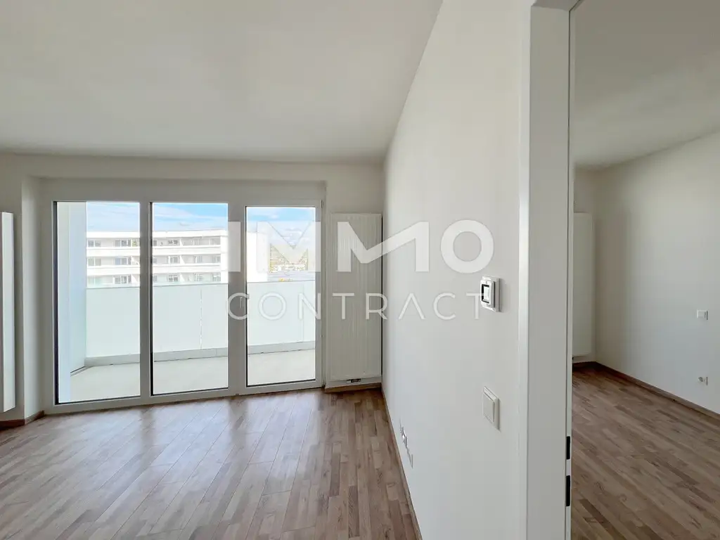53,21qm 2ZI- Dachgeschosswohnung mit 19,55qm Terrasse, 30qm Gründach, und 14,07qm Balkon