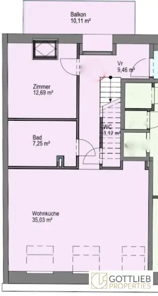 PROVISIONSFREI nahe Belvedere! Luxuriöse 6-Zimmer-Erstbezug-Dachterrassen-Wohnung mit Outdoor-Pool in historischem Gebäude
