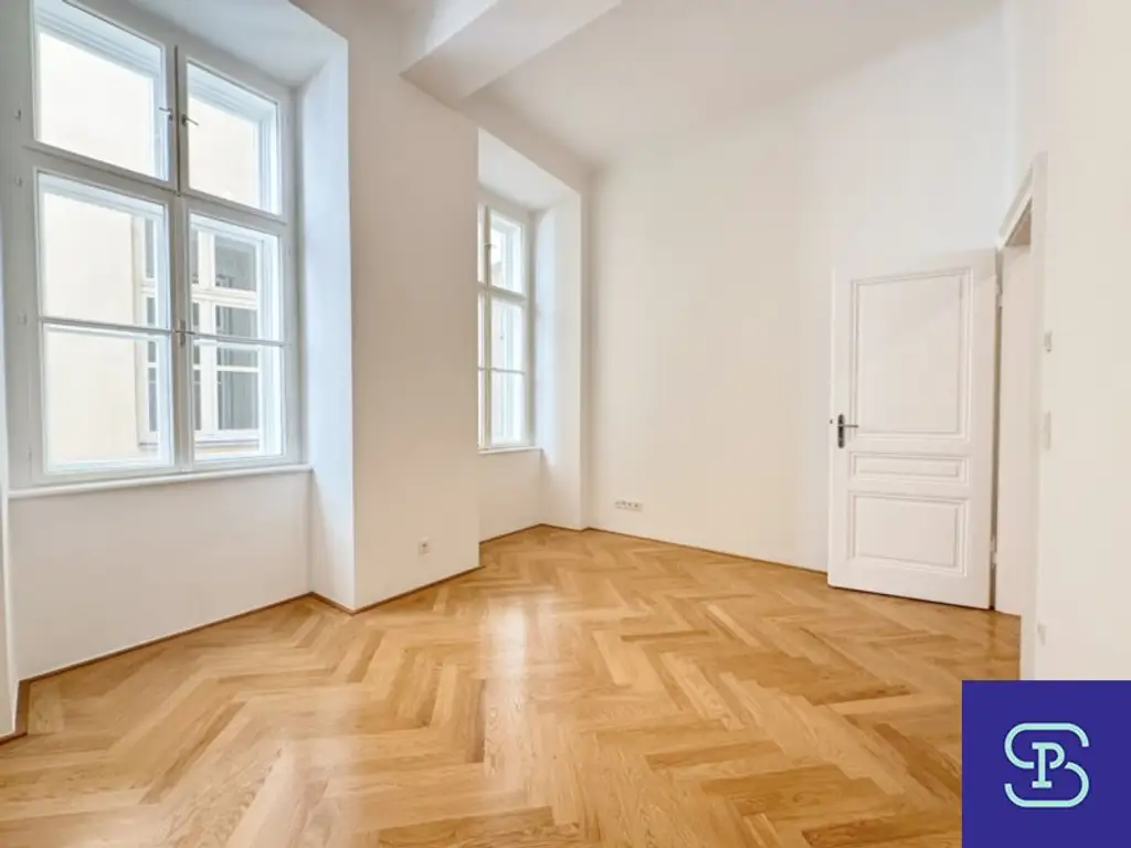 Erstbezug: 112m² Altbau mit 4 Zimmern und Einbauküche am Franziskanerplatz - 1010 Wien