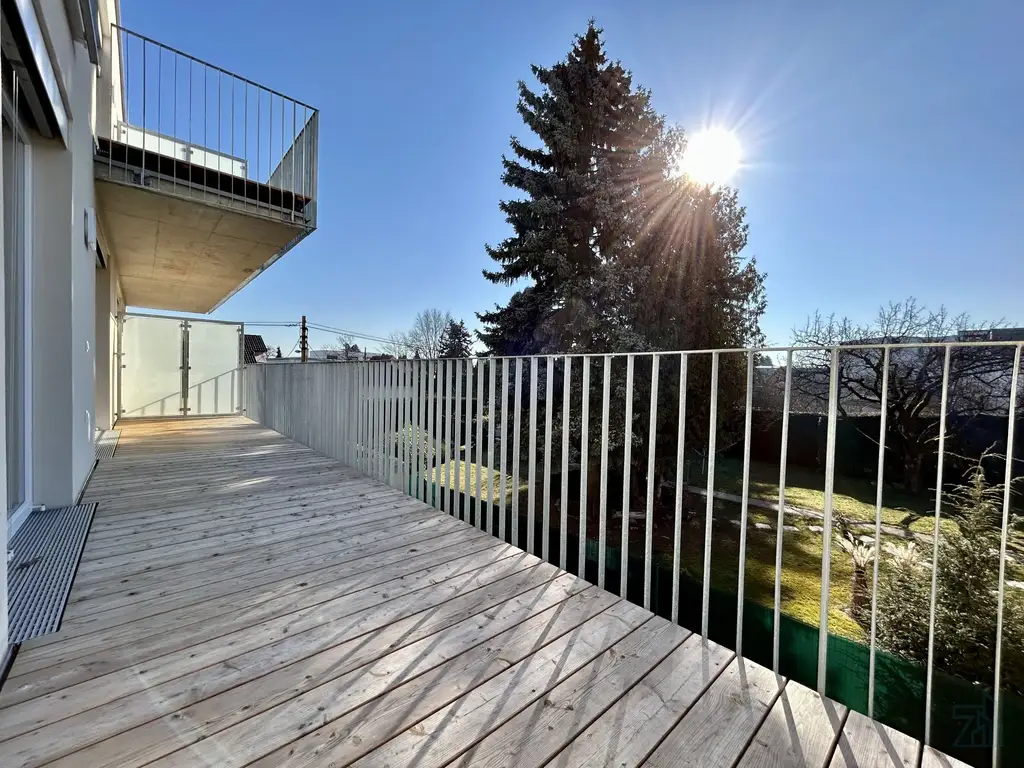 50,5 m² Neubau: 2-Zimmer mit 17,6 m² Balkon und Lift in Graz-Wetzelsdorf