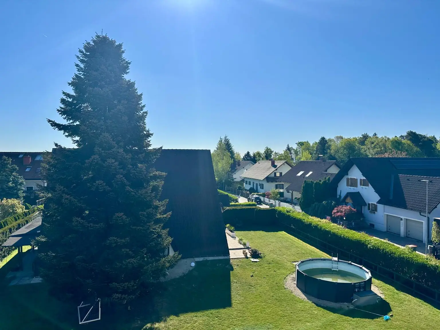 Ausblick vom Balkon