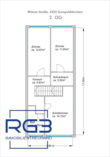 Wohnung in Gumpodskirchen mit 4 Zimmer