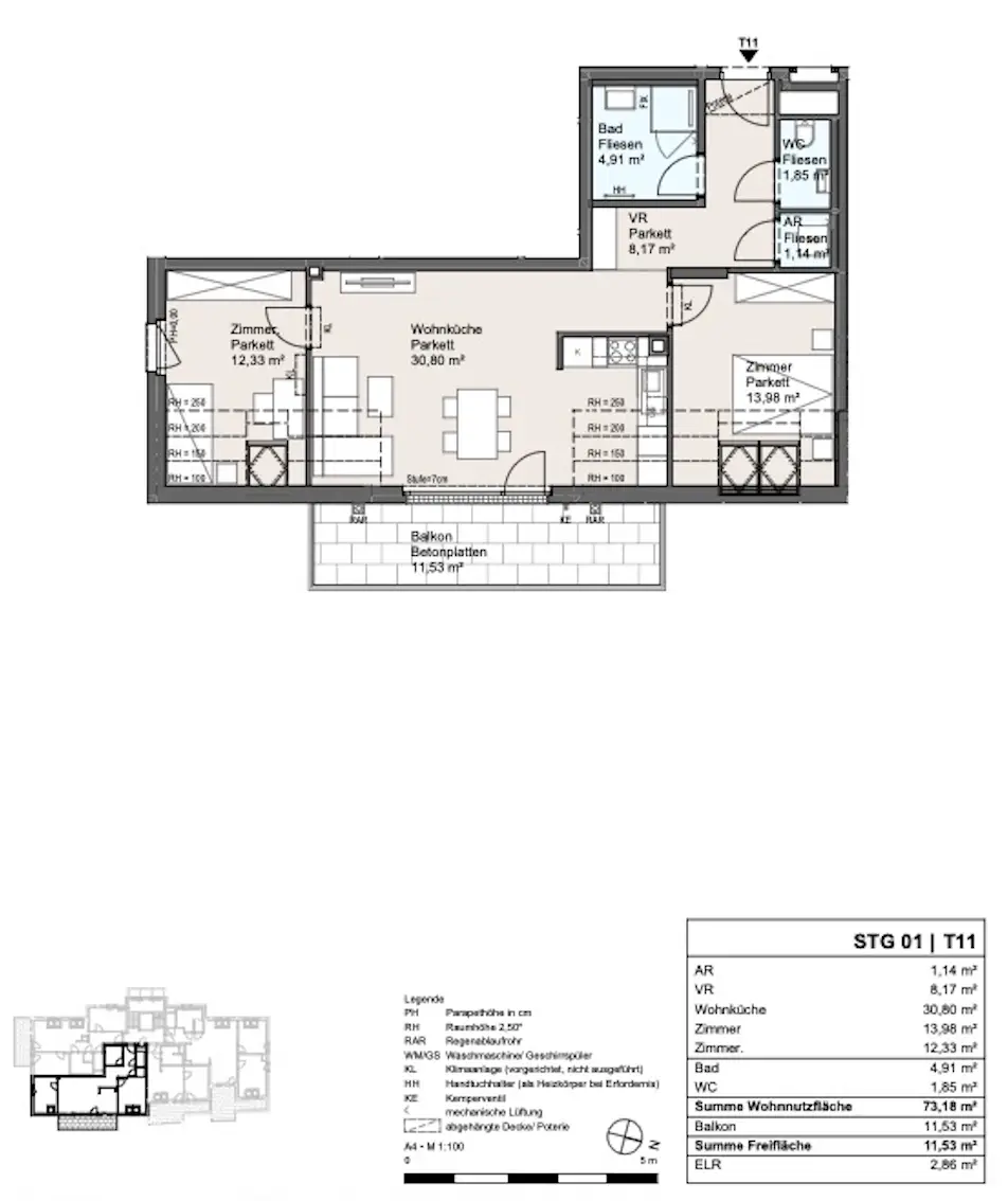 Neues Projekt in der Schwarzelackenau beim Marchfeldkanal - noch 17 Einheiten verfügbar!