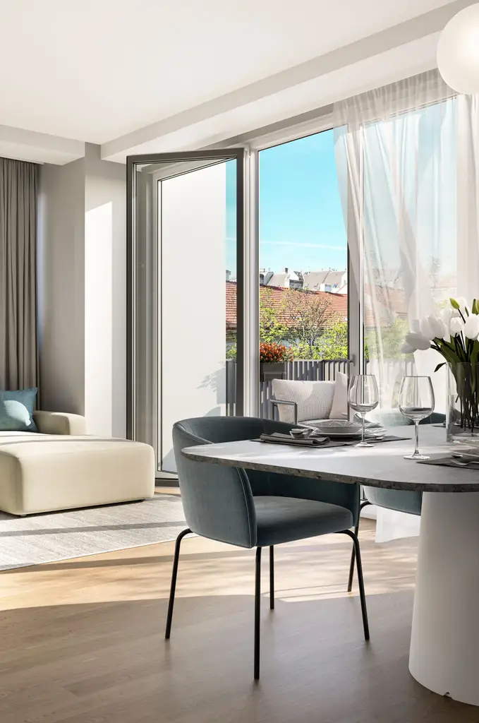 WOHNEN AM PARK - Urban & Grün: Dachgeschoss mit Ausblick