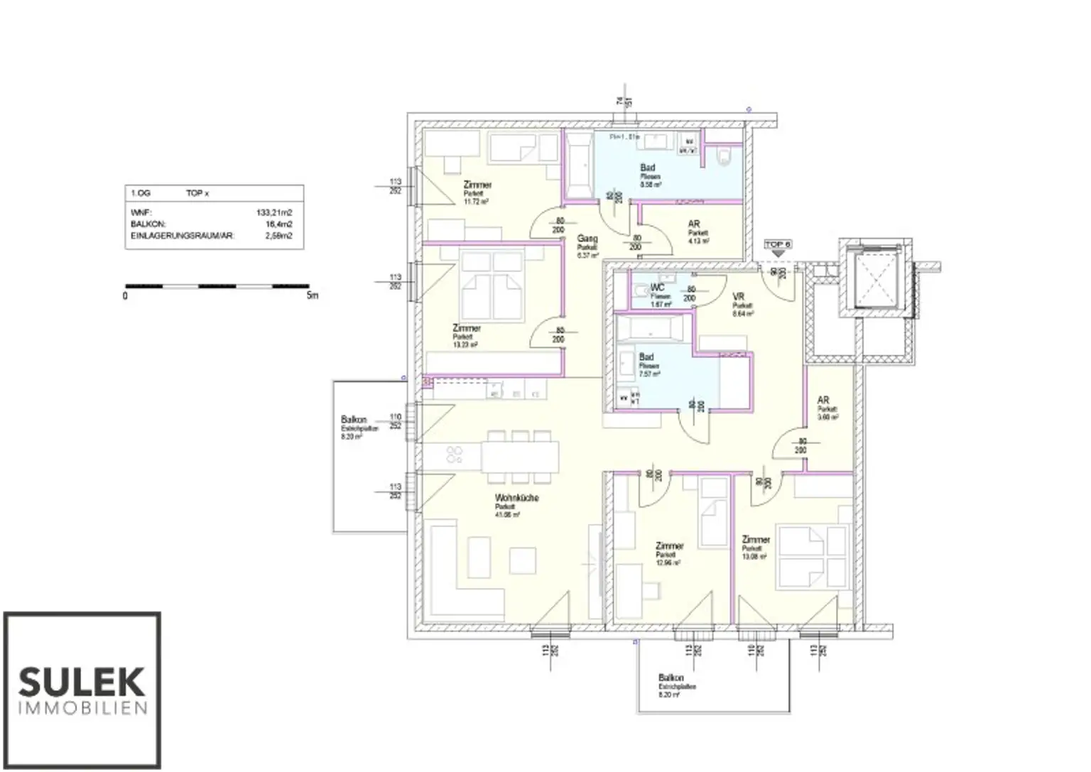 Wohnpark Neulengbach | Erstbezug | 5 Zimmer & 2 Balkone