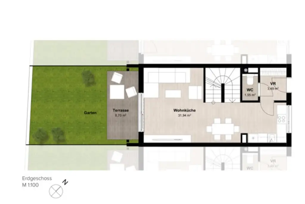 Modernes Reihenhaus mit Garten und Terrasse in Ruhelage – Familienfreundliches Wohnen im 22. Bezirk