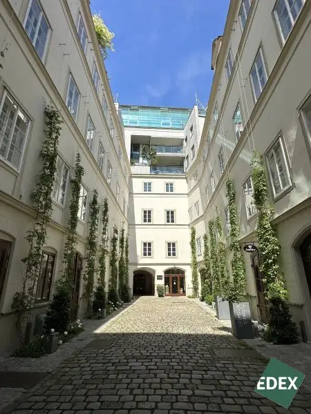 Exklusive Innenstadt-Maisonette mit Glasfront, Freiflächen & Stephansdom-Blick