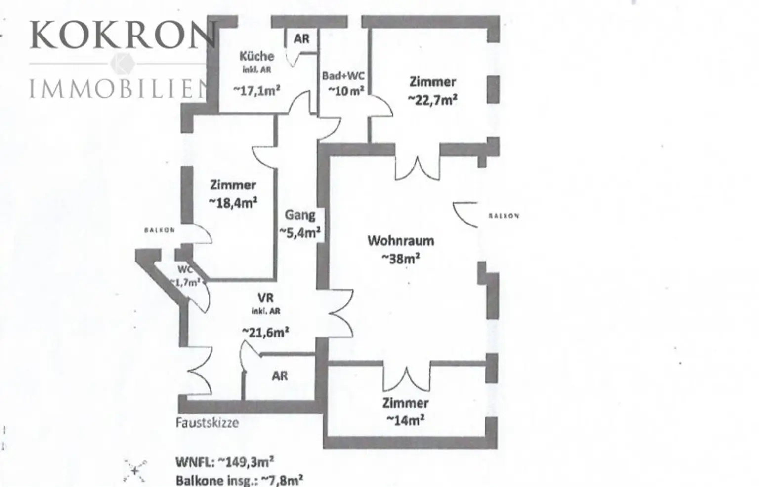 Wo Geschichte atmet und Ruhe wohnt - Ihre Altbauwohnung mit Balkon in Alt-Hietzing