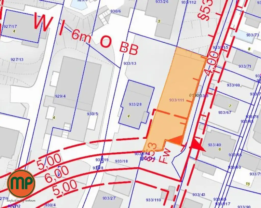 Exklusives Bauträgerpaket: 4 unbebaute Grundstücke bei den Weinbergen mit großem Entwicklungspotenzial