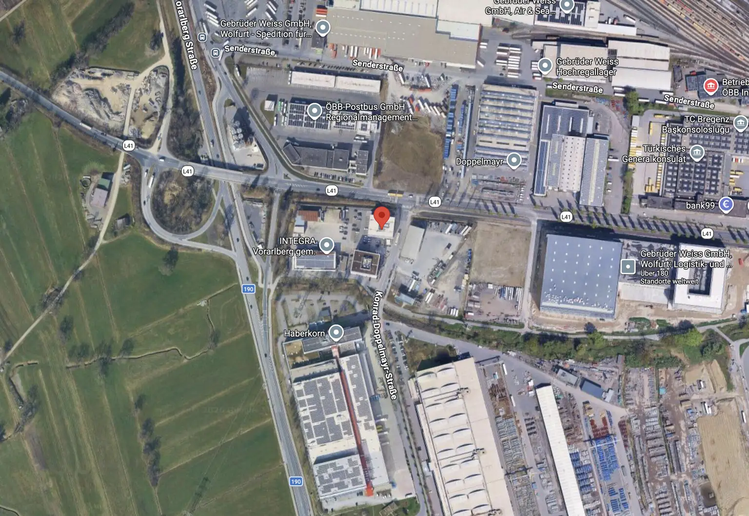 Infrastruktur Quelle Google Maps