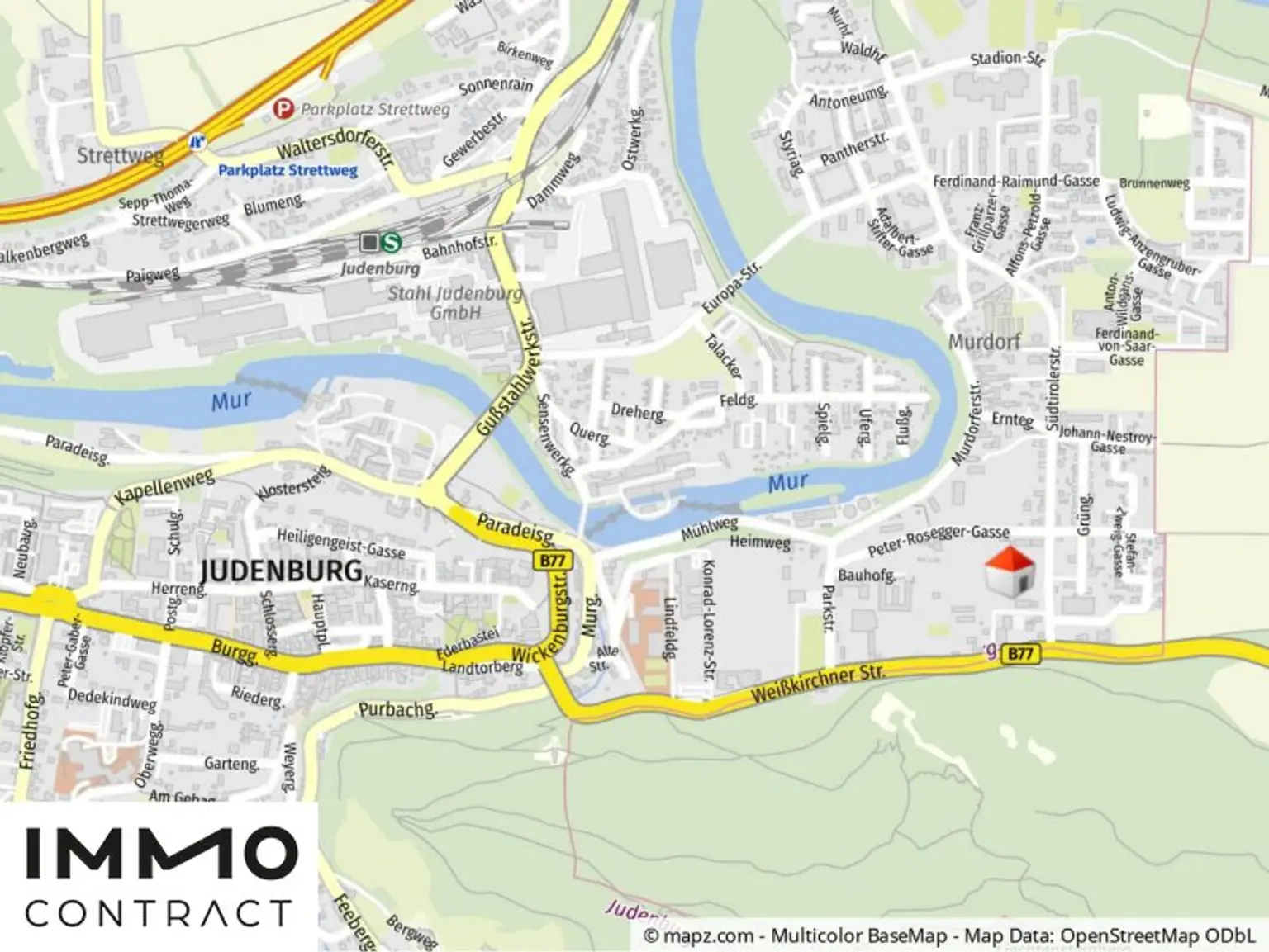 Geolyzer Kartenausschnitt