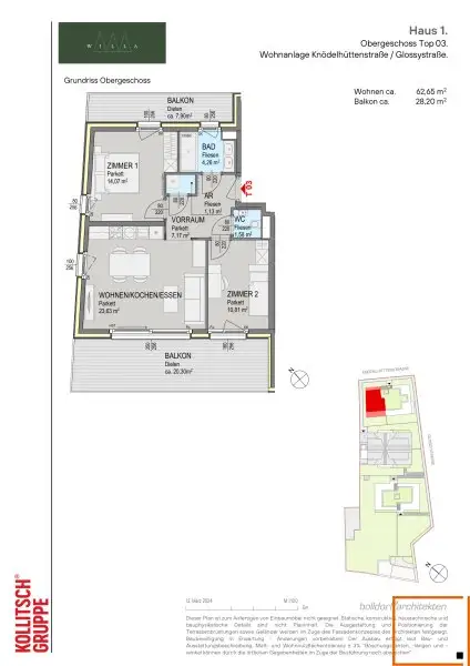WanderWilla: Elegante Wohnung mit viel Freifläche und nachhaltiger Energieversorgung