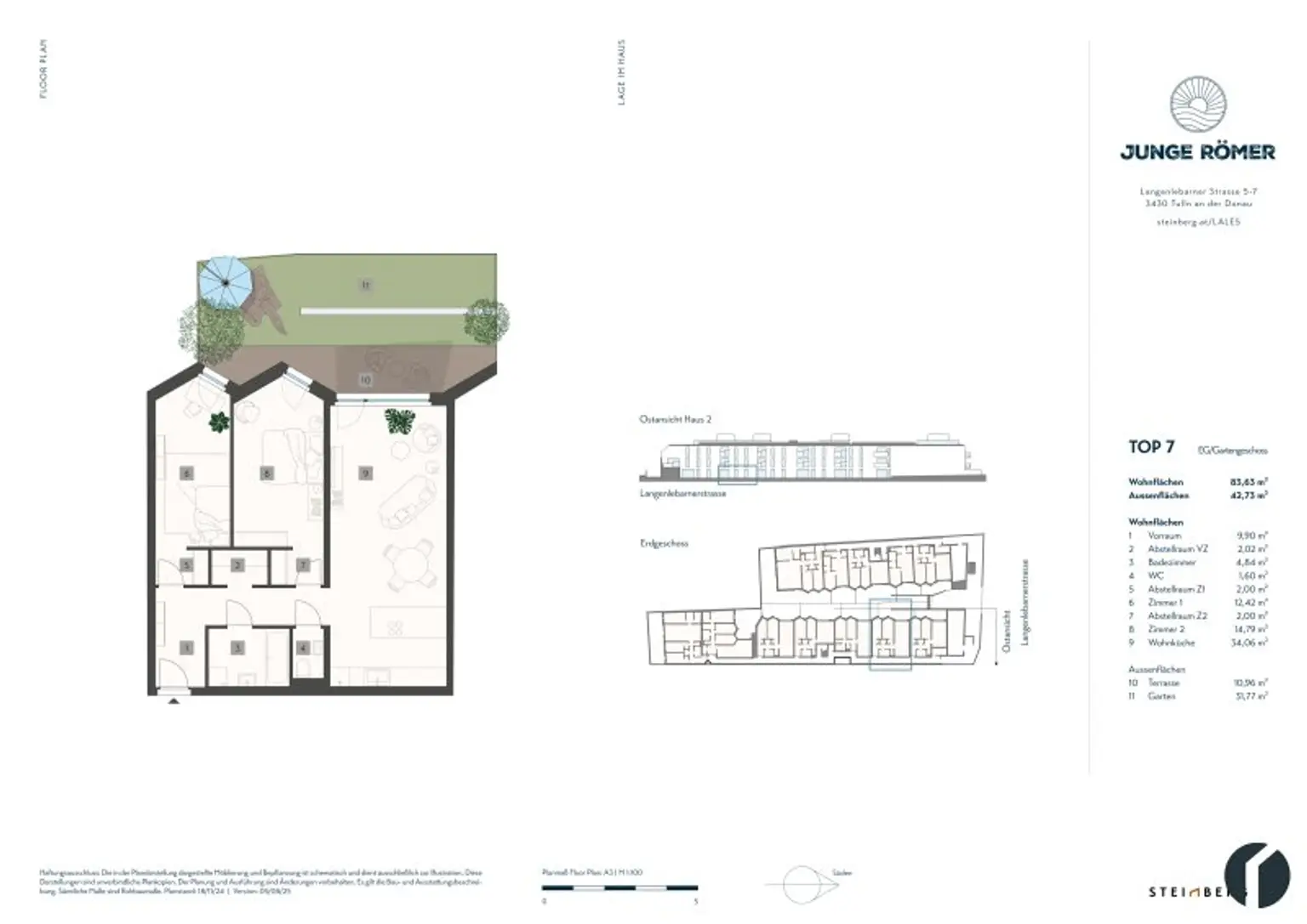 Wohnungsplan Top 7