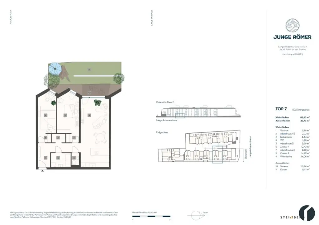 Wohnungsplan Top 7