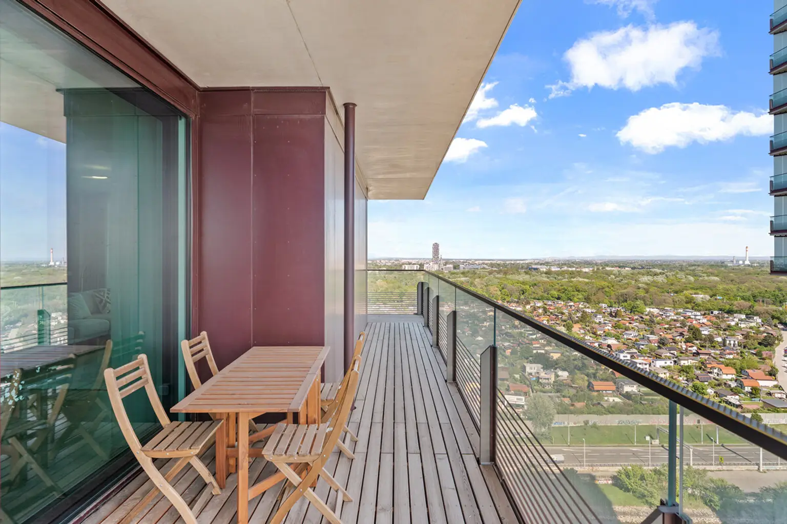 Balkon mit Aussicht