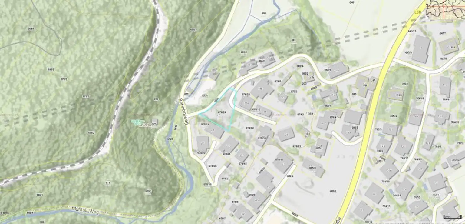 Übersichtsplan laut Tiris