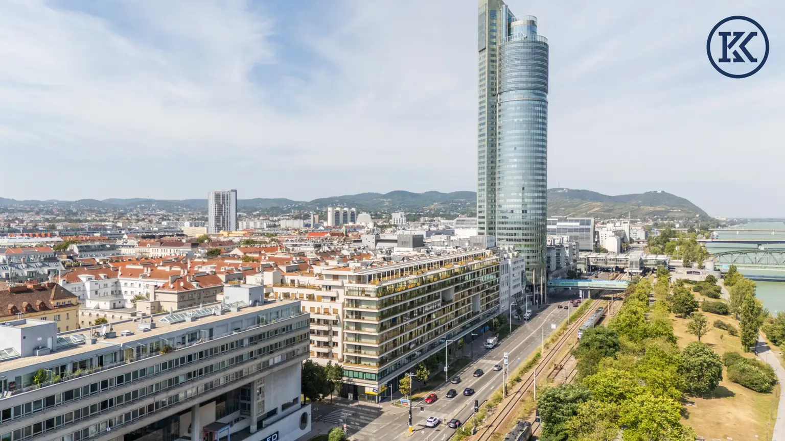 2 Zimmerwohnungen mit großer Terrasse im 8. Stockwerk!