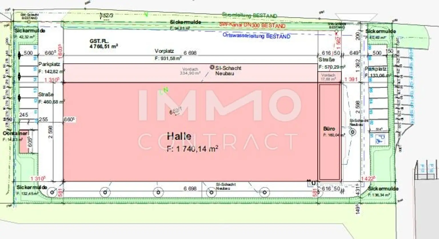 Neue moderne Produktions- und oder Lagerhalle mit Bürotrakt in bester Lage von St. Valtentin