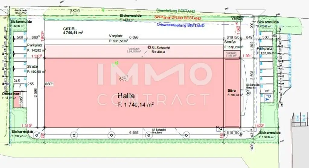 Neue moderne Produktions- und oder Lagerhalle mit Bürotrakt in bester Lage von St. Valtentin