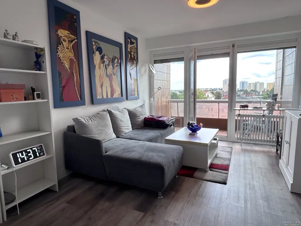 Sanierte 2-Zimmer-Wohnung mit Balkon & Fernblick – Innenstadt Frankenthal