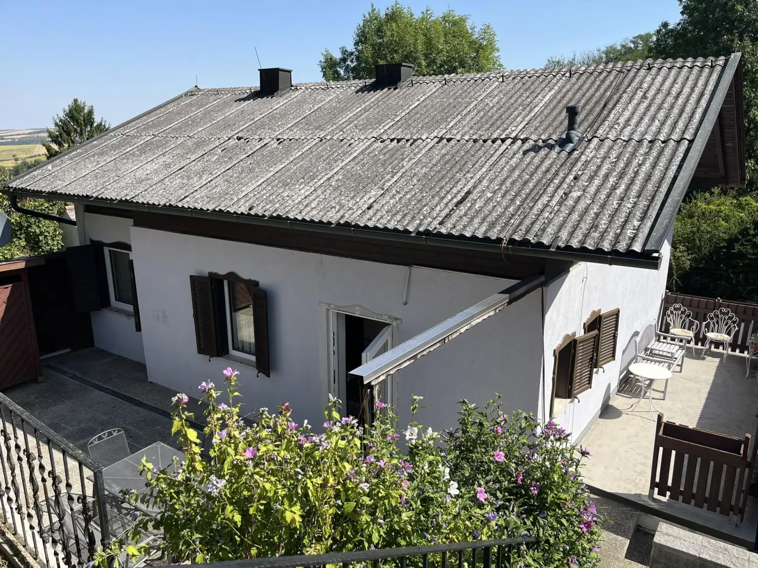 Ansicht Haus gartenseitig