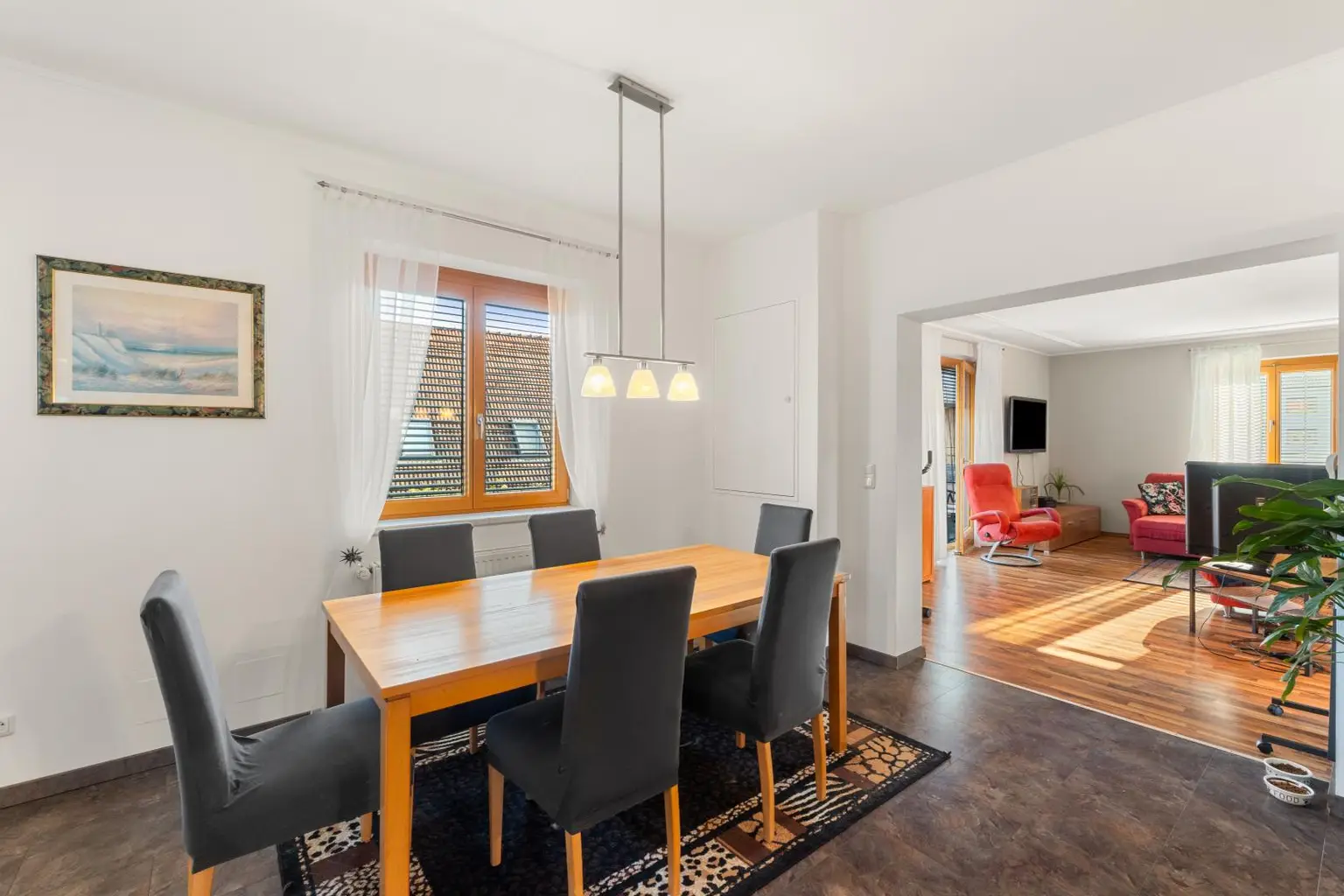 Essbereich Wohnzimmer