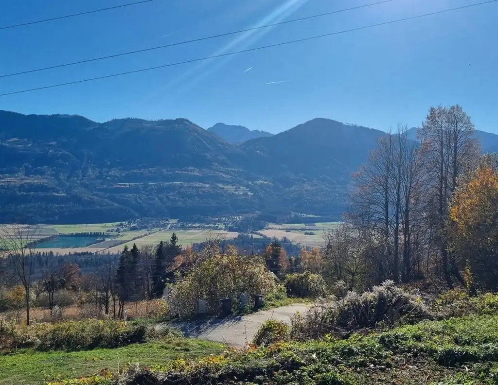 Baugrund - Blick ins Rosental-Kärnten - Hanglage