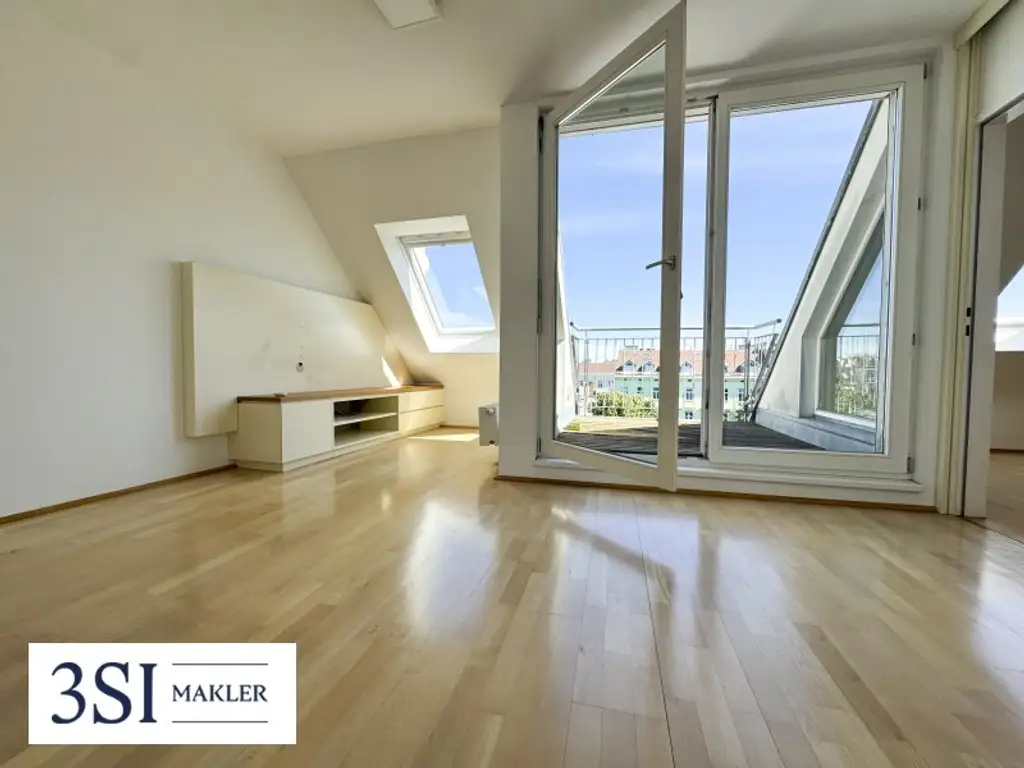 Traumblick! Urbanes Wohnen– 1,5-Zimmer-Juwel im 7. Bezirk mit riesiger Dachterrasse