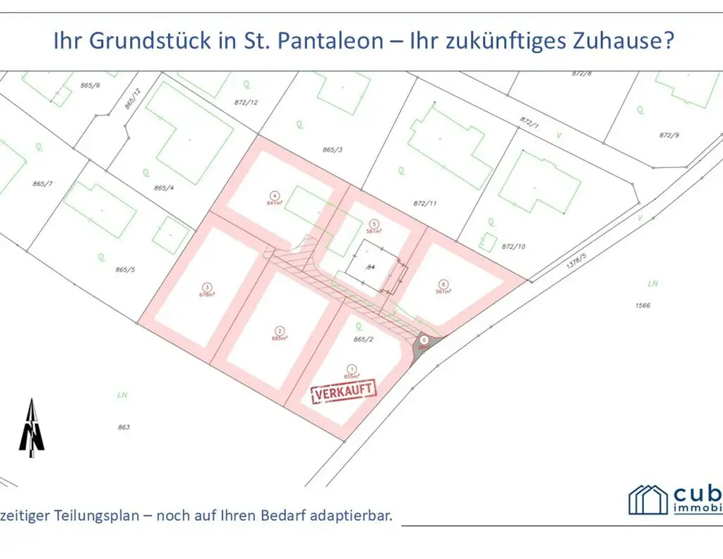 Bauen in St. Pantaleon_Grundstücksreserve am Grünland; Nähe Höllerersee