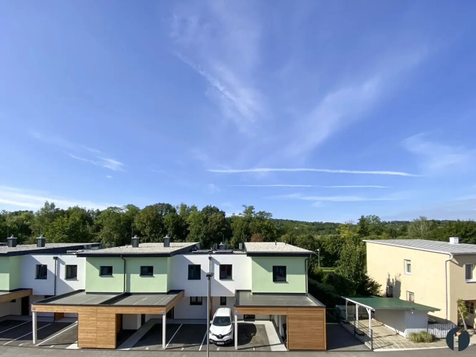 Aussicht vom Südbalkon