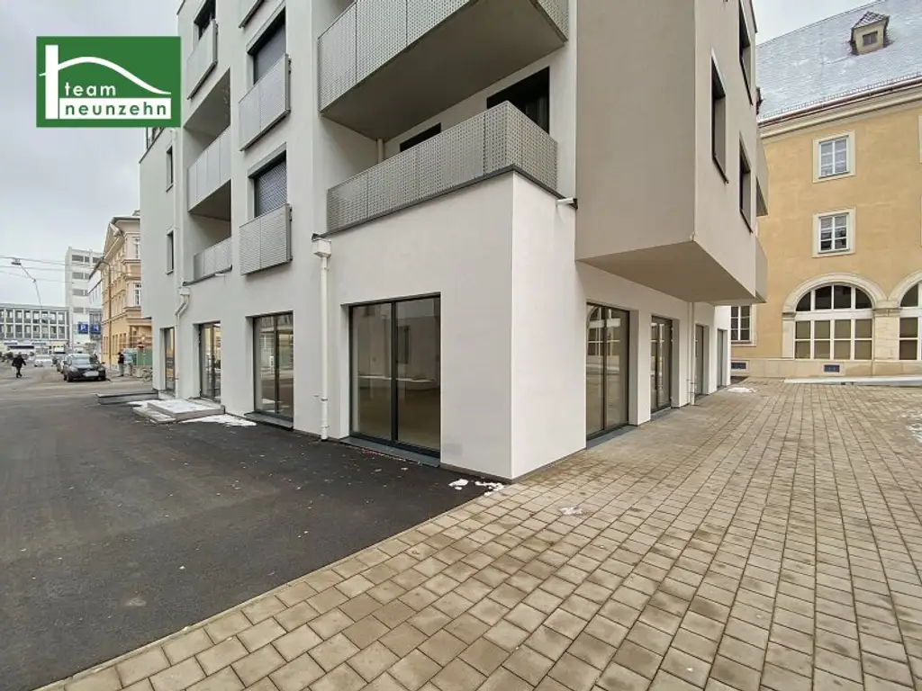 Gewerbeobjekt im Karmeliterhof zwischen Rathausplatz und Julius-Raab-Promenade! BAR/KONDITOREI/CAFE. - WOHNTRAUM