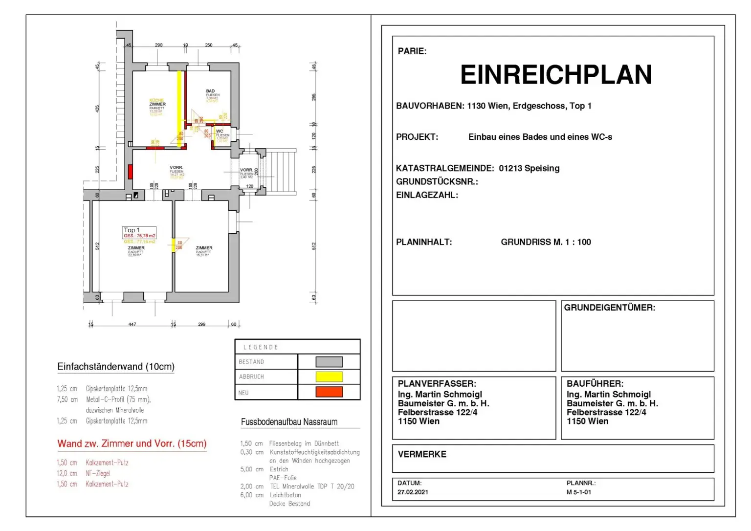 Bestandsplan XIII-5-1 Internet