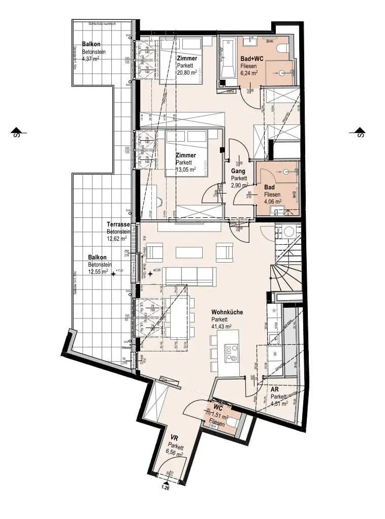 "Wohnoase Siebenbrunnengasse 44" - Nachhaltig gedacht, besonders gemacht.
